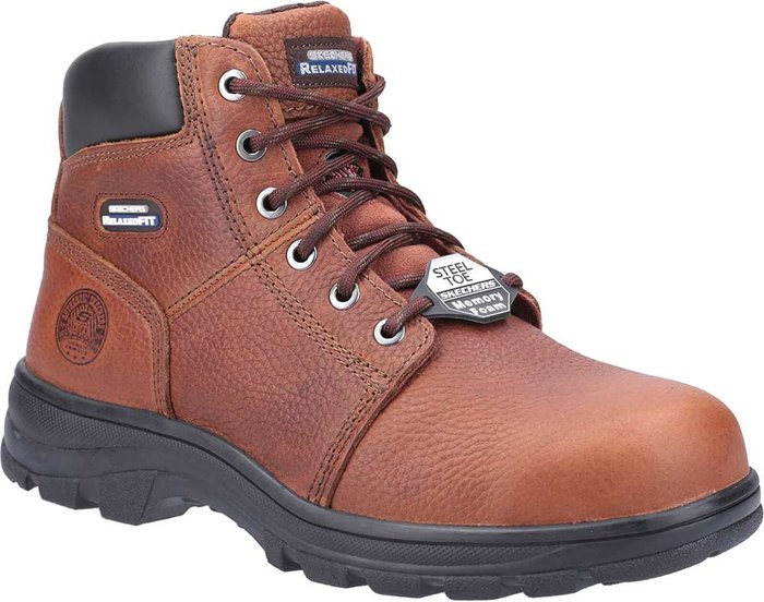 Tooled Up | Skechers Skechers Work Workshire Safety Boot Brown Size 6 Skechers Skechers Work Workshire Safety Boot Brown Size 6