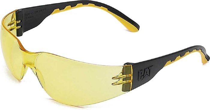 Tooled Up | Caterpillar Caterpillar Track Protective Safety Glasses Yellow Caterpillar Caterpillar Track Protective Safety Glasses Yellow