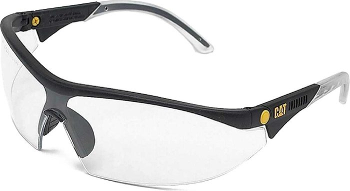 Tooled Up | Caterpillar Caterpillar Digger Protective Safety Glasses Clear Caterpillar Caterpillar Digger Protective Safety Glasses Clear