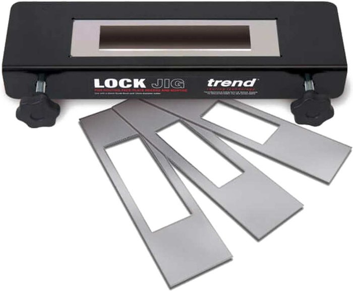 Tooled Up | Trend Lock Cutting Jig for doors between 34 and 58 mm thick Trend Lock Cutting Jig for doors between 34 and 58 mm thick