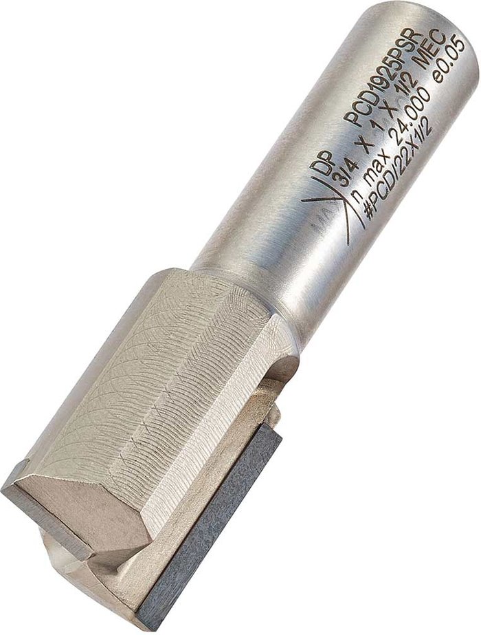 Tooled Up | Trend Trend PCD Serviceable MDF Router Cutter 19.1mm 25.4mm 1/2 Trend Trend PCD Serviceable MDF Router Cutter 19.1mm 25.4mm 1/2