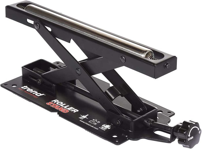 Tooled Up | Trend Trend Adjustable Benchtop Mitre Saw Roller Stand Trend Trend Adjustable Benchtop Mitre Saw Roller Stand