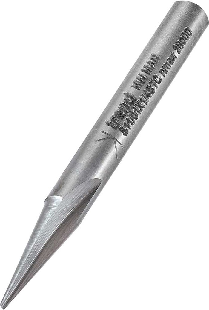 Tooled Up | Trend Trend STC Engraver Router Cutter 5mm 15mm 1/4 Trend Trend STC Engraver Router Cutter 5mm 15mm 1/4