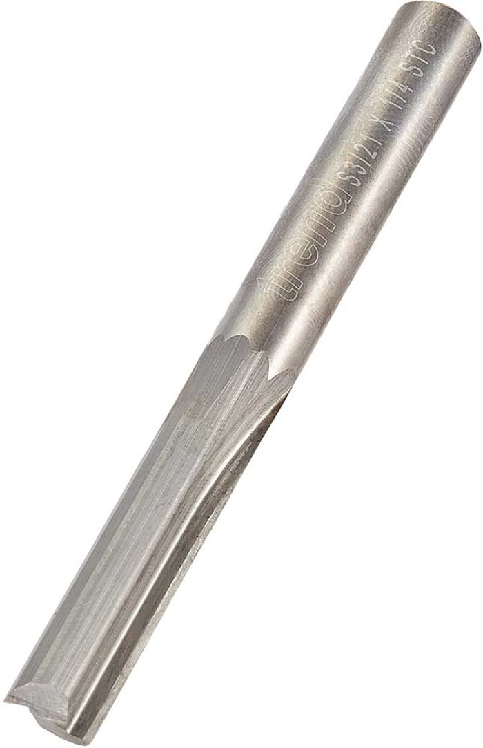 Tooled Up | Trend Trend Professional Two Flute Straight Router Cutter 6.3mm 28mm 1/4 Trend Trend Professional Two Flute Straight Router Cutter 6.3mm 28mm 1/4