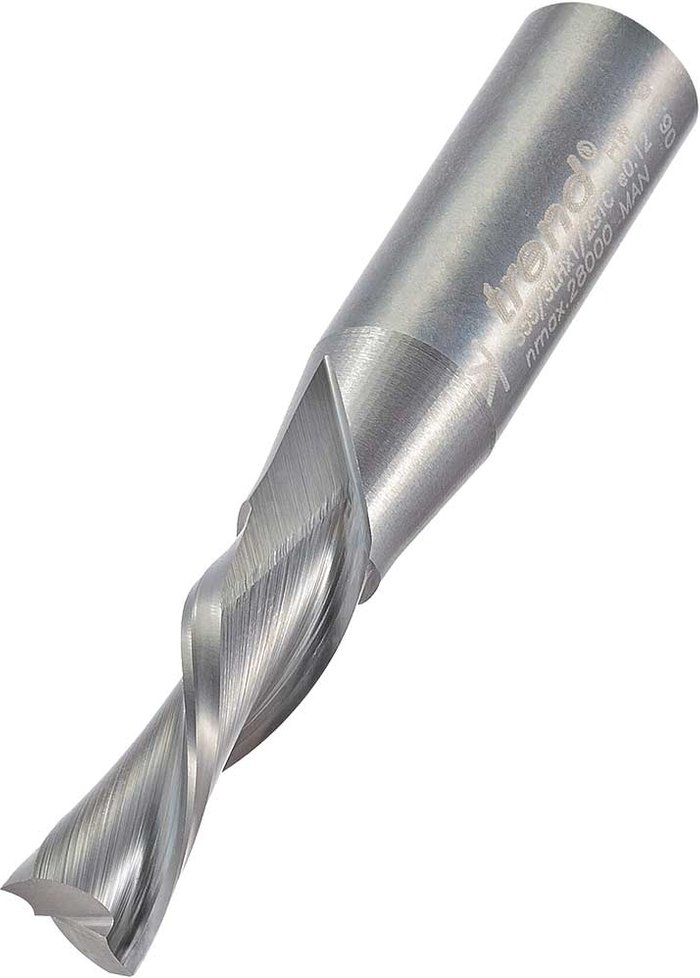 Tooled Up | Trend Trend STC Spiral Downcut Left Hand Router Cutter 9.5mm 32mm 1/2 Trend Trend STC Spiral Downcut Left Hand Router Cutter 9.5mm 32mm 1/2