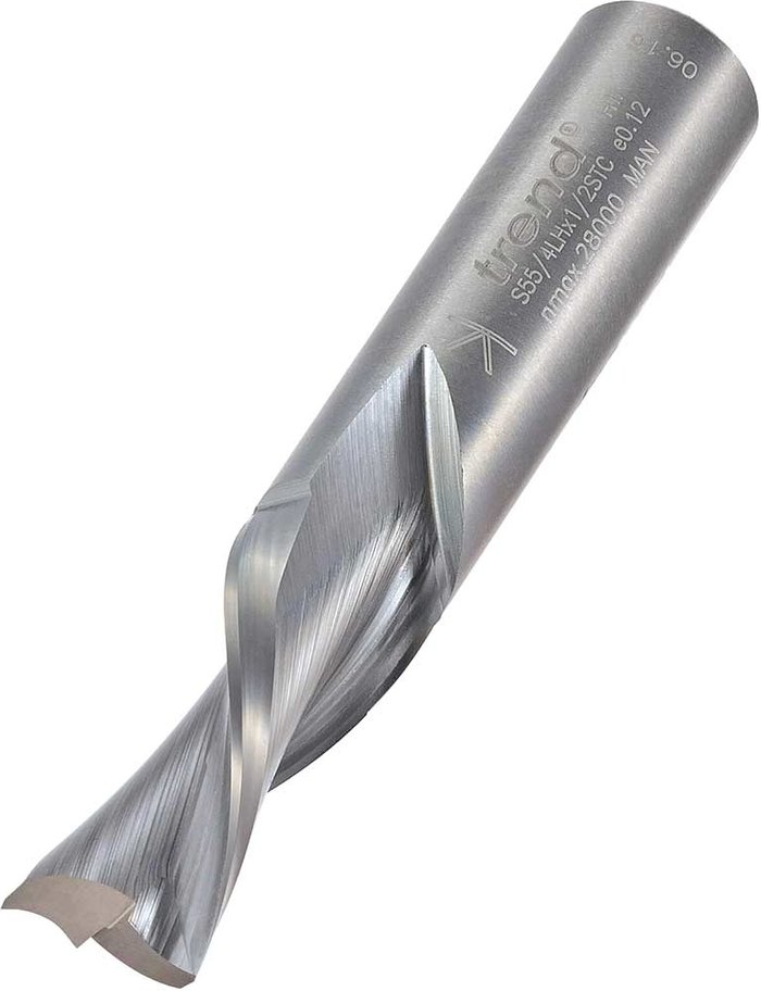 Tooled Up | Trend Trend STC Spiral Downcut Left Hand Router Cutter 12.7mm 32mm 1/2 Trend Trend STC Spiral Downcut Left Hand Router Cutter 12.7mm 32mm 1/2
