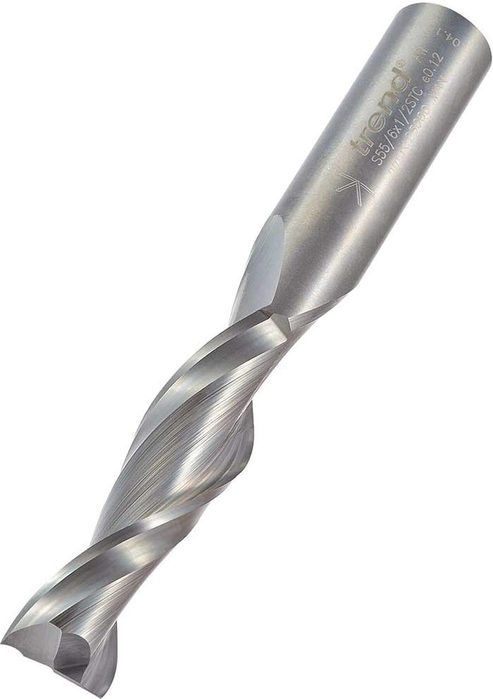 Tooled Up | Trend Trend STC Spiral Upcut Router Cutter 12.7mm 50mm 1/2 Trend Trend STC Spiral Upcut Router Cutter 12.7mm 50mm 1/2