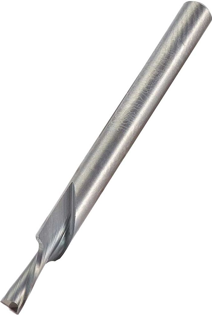 Tooled Up | Trend Trend Plastics and Engraving Mini Spiral Downcut Router Cutter 2mm 6mm 3mm Trend Trend Plastics and Engraving Mini Spiral Downcut Router Cutter 2mm 6mm 3mm