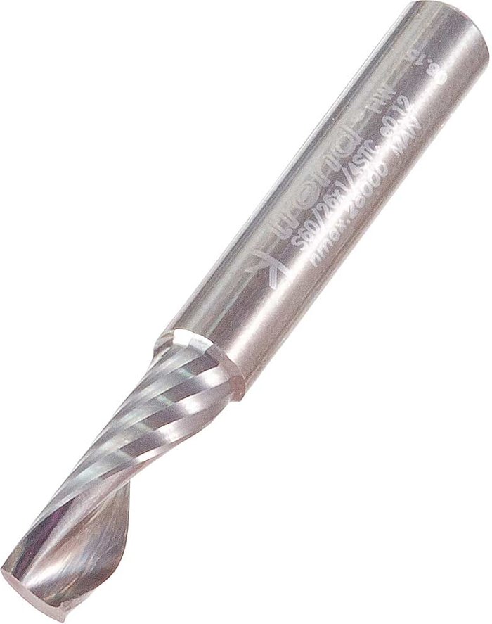 Tooled Up | Trend Trend STC Spiral Upcut Plastic Router Cutter 6.35MM 19mm 1/4 Trend Trend STC Spiral Upcut Plastic Router Cutter 6.35MM 19mm 1/4