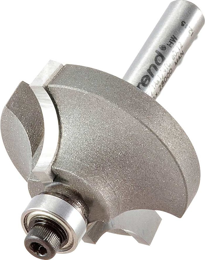 Tooled Up | Trend Trend Ovolo Shoulder Profile Router Cutter 33.5mm 9mm 1/4 Trend Trend Ovolo Shoulder Profile Router Cutter 33.5mm 9mm 1/4