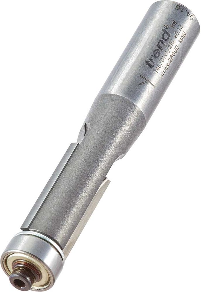 Tooled Up | Trend Trend Bearing Guided Trimmer Router Cutter 12.7mm 25.4mm 1/2 Trend Trend Bearing Guided Trimmer Router Cutter 12.7mm 25.4mm 1/2