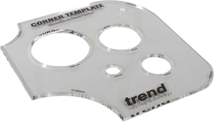 Tooled Up | Trend Trend TEMP/COR/A Corner and Hole Template Trend Trend TEMP/COR/A Corner and Hole Template
