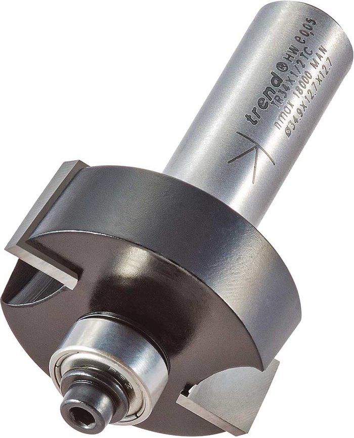 Tooled Up | Trend Trend TRADE RANGE Bearing Guided Rebater Router Cutter 35mm 1/2 Trend Trend TRADE RANGE Bearing Guided Rebater Router Cutter 35mm 1/2
