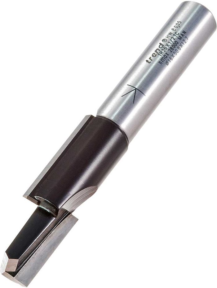 Tooled Up | Trend Trend TRADE RANGE Staggered Mortise Router Cutter 16mm 1/2 Trend Trend TRADE RANGE Staggered Mortise Router Cutter 16mm 1/2
