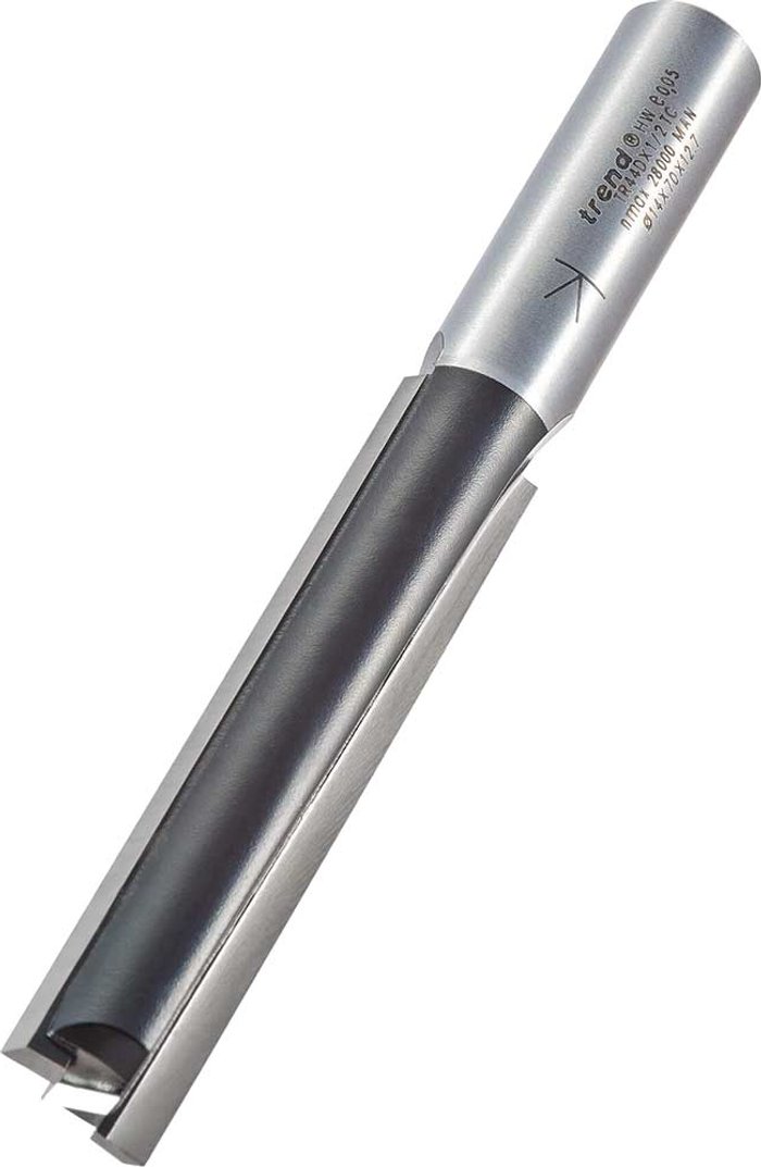 Tooled Up | Trend Trend Two Flute PTFE Coated Non Stick Router Cutter 14mm 70mm 1/2 Trend Trend Two Flute PTFE Coated Non Stick Router Cutter 14mm 70mm 1/2