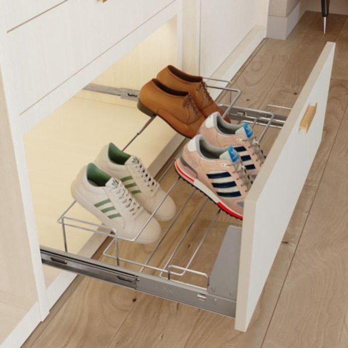 Zapatero extraíble para frente de cajón casaenorden 45-65 cm ancho