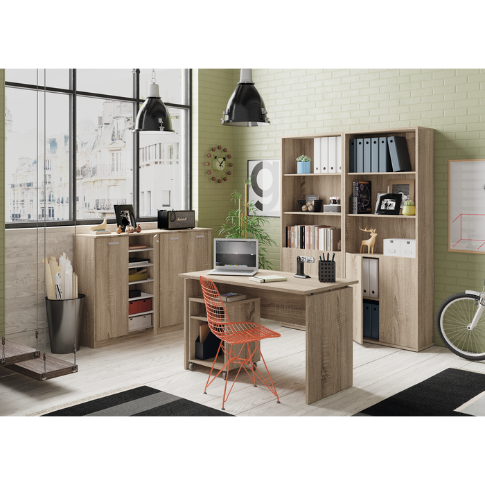 Mesa escritorio teide roble 120x68x76 cm