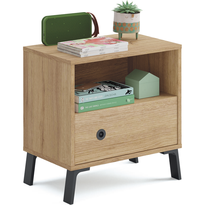 Mesilla kit camila en roble de 52x50x35