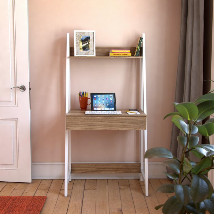 Mesa escritorio olympia roble claro 74x48x146,5 cm