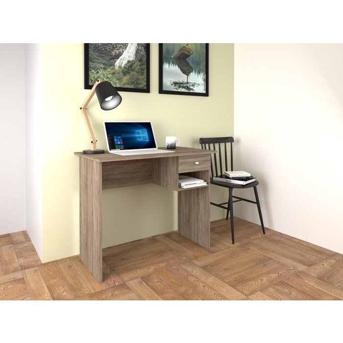 Mesa escritorio k9453 roble 90x50x74 cm