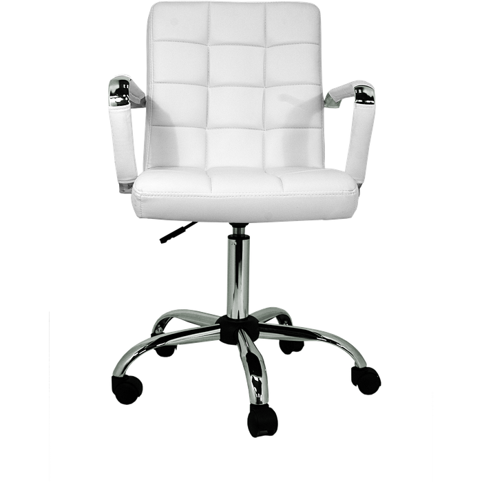 Silla de escritorio con respaldo isabella blanco