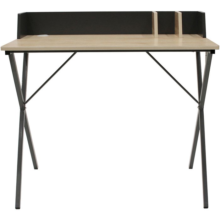 Mesa de escritorio shaw de mdf color negro de 84x50x90cm