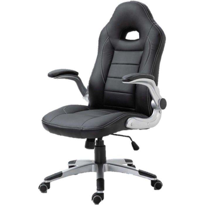 Silla de gaming victoria negro con reposacabezas integrado