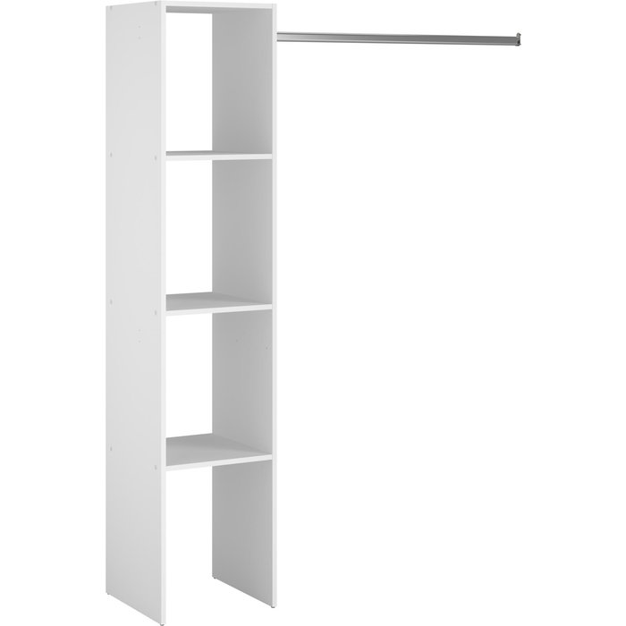 Kit vestidor combi 138x180x40cm blanco box a