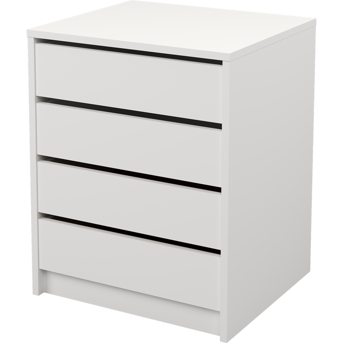 Cajonera kit 4 cajones serie abierta blanco 61.4x50x44cm (altoxanchoxfondo cm)