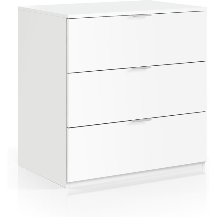 Cómoda de frente cerrado con 3 cajón/es de 77x80x38 cm