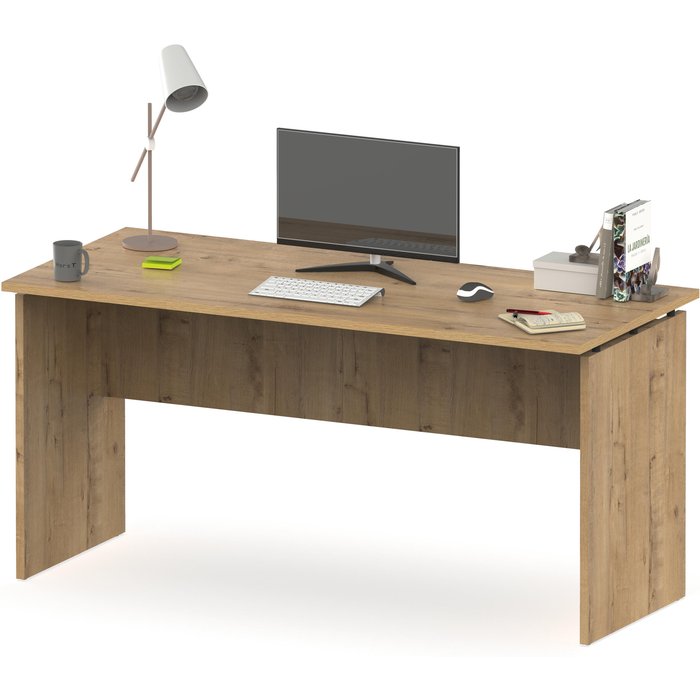 Mesa de escritorio rívoli roble de x76x155x68cm