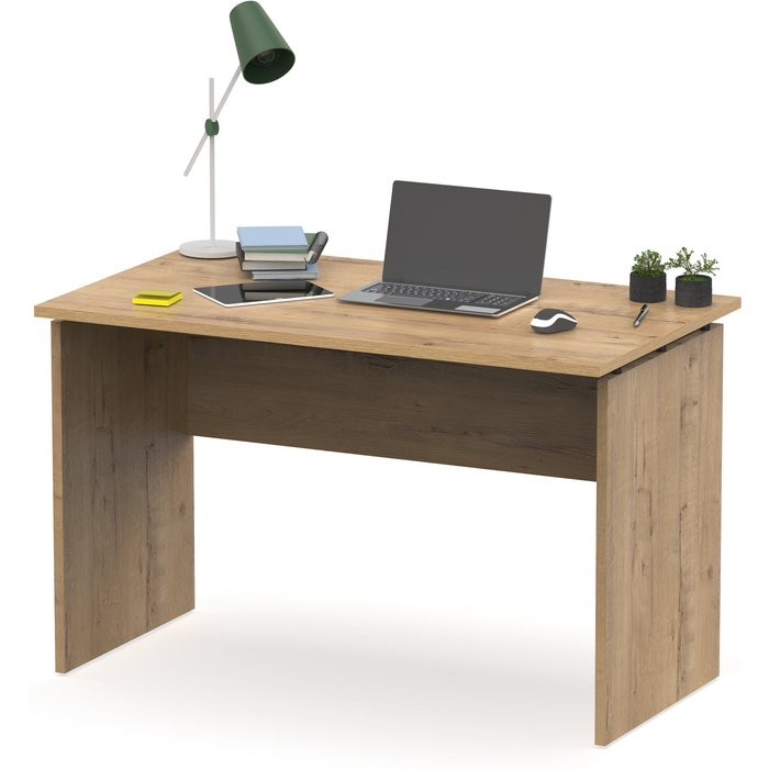 Mesa de escritorio teide roble de 76x120x68cm