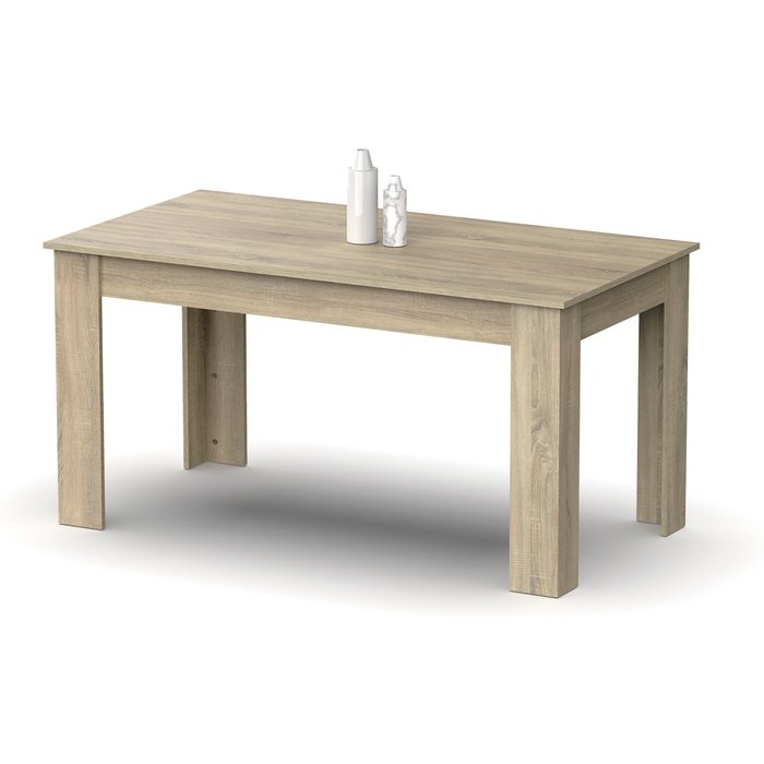 Mesa rectangular en aglomerado de 140 cm