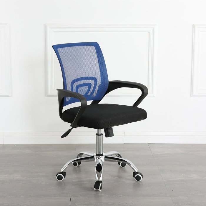 Silla de escritorio con respaldo helena de color negro