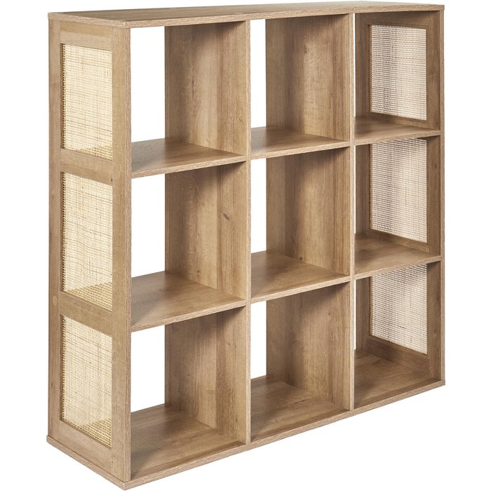 Estantería bali cmp 9 compartimentos madera 99x99.6x32cm