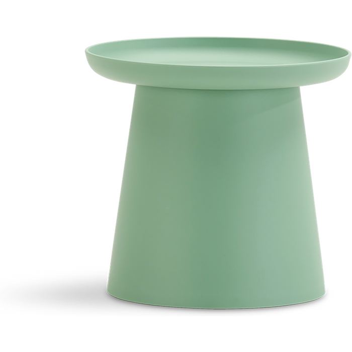 Mesa auxiliar de jardín murano de polipropileno verde de ø 50 x 46 cm