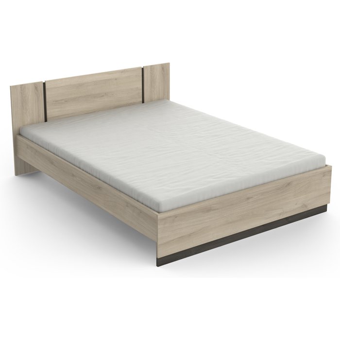 Estructura de cama watson 140x190cm roble