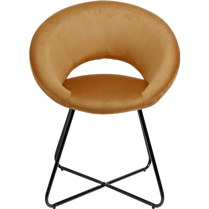 Silla redonda giulia mostaza h85.8cm