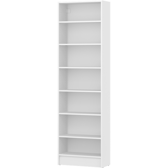 Librería blanca spaceo evo'm 60 x 204,8 x 28 cm (anchoxaltoxfondo)