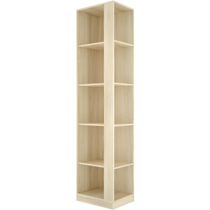 Estantería five roble claro 203.5x34.5x50cm (ancho x alto x fondo)