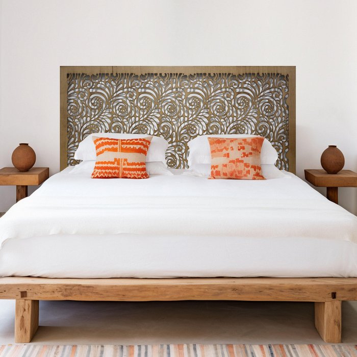 Cabecero de cama mosaico roble 140x75cm