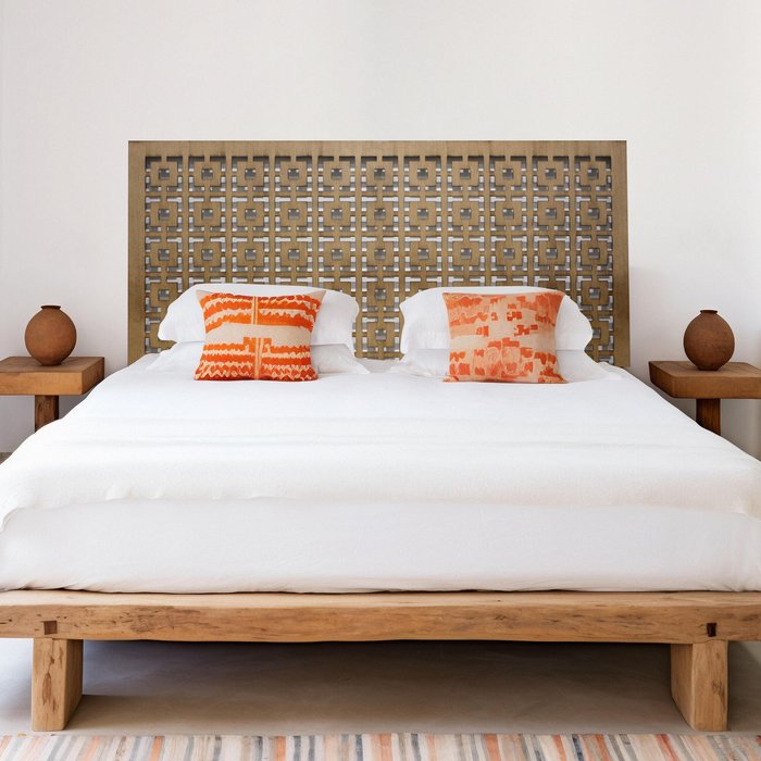 Cabecero de cama mosaico 501 haya 140x75cm