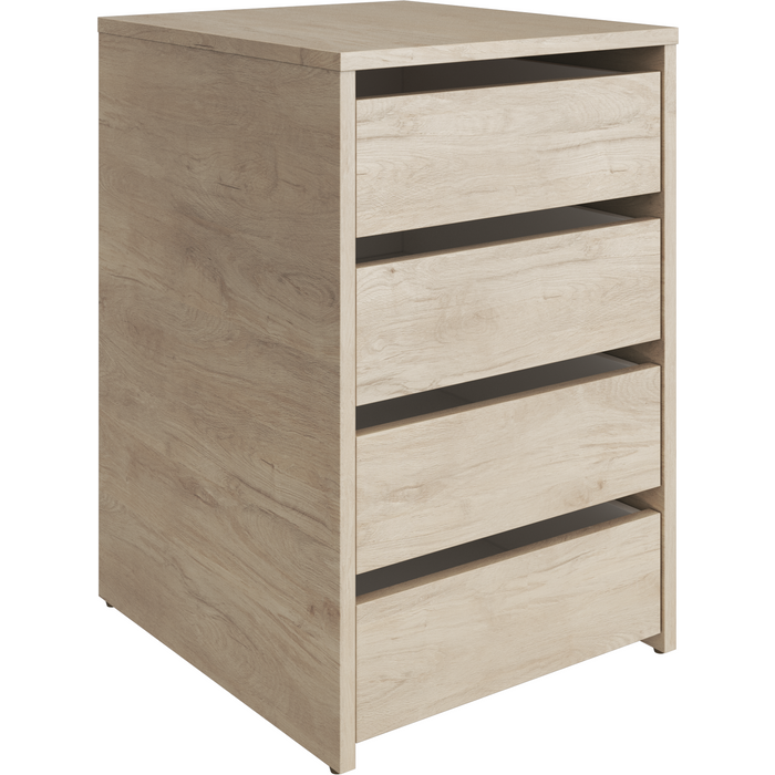 Cajonera kit 4 cajones k-714 serie meka roble 60,7x40x45