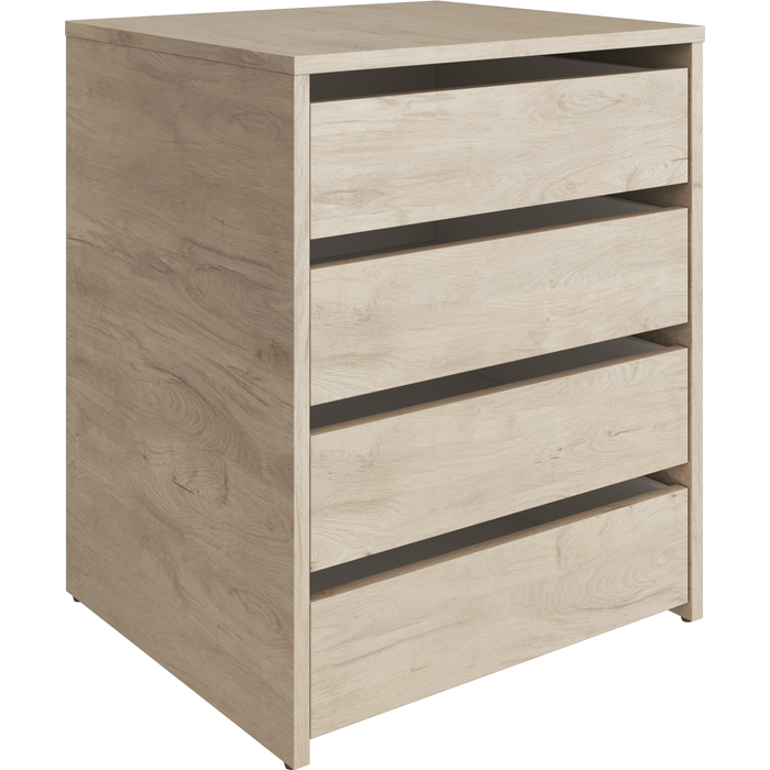 Cajonera kit 4 cajones k-715 serie meka roble 60,7x50x45