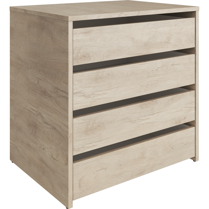 Cajonera kit 4 cajones k-716 serie meka roble 60,7x60x45