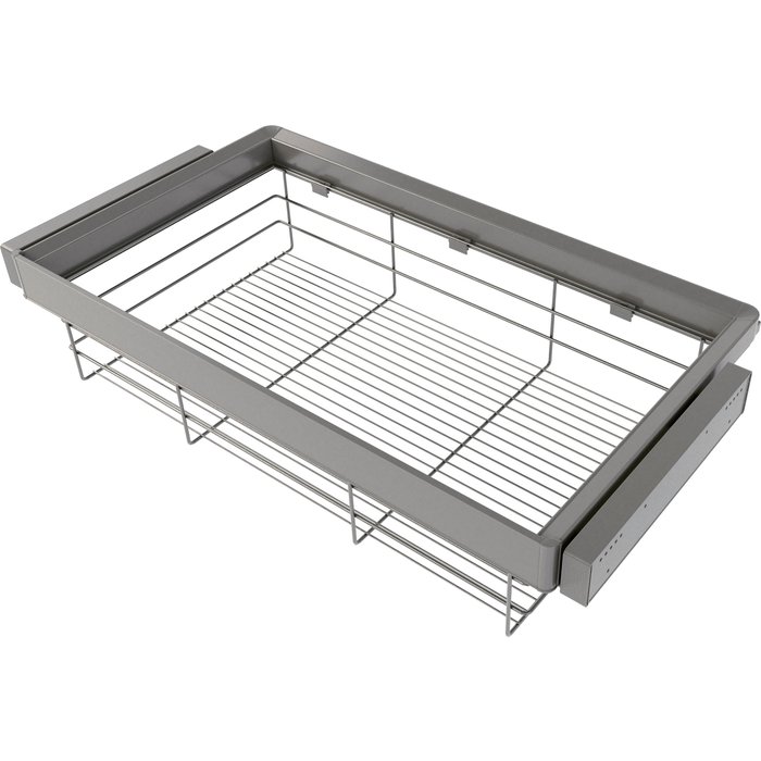 Kit de cajón para armario alambre emuca quarz 90 cm de anchura