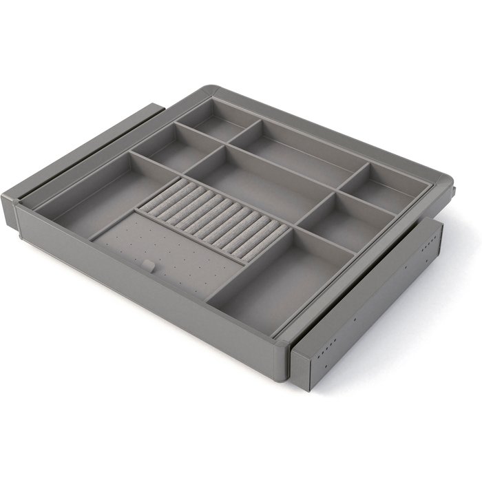 Kit de cajón organizador para armario emuca quarz 60 cm de anchura