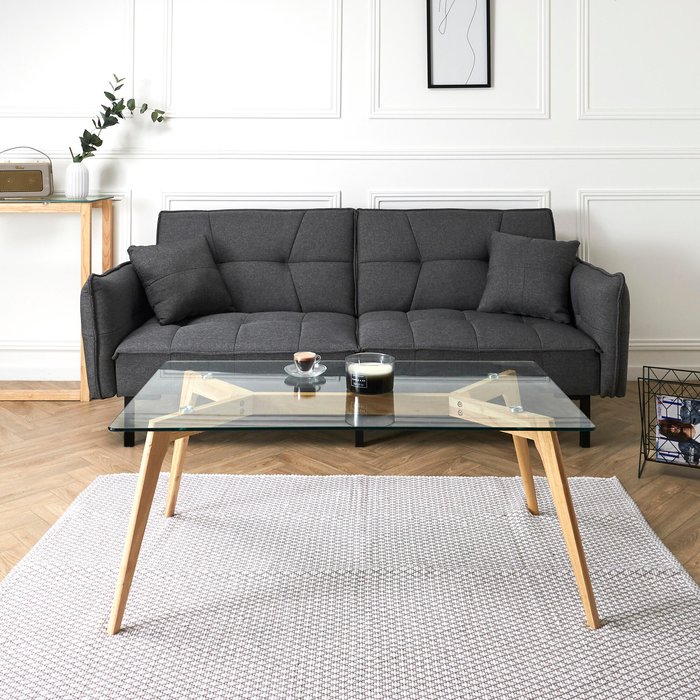 Mesa de centro fija nahan cristal 110x45x60 cm (anchoxaltoxfondo)