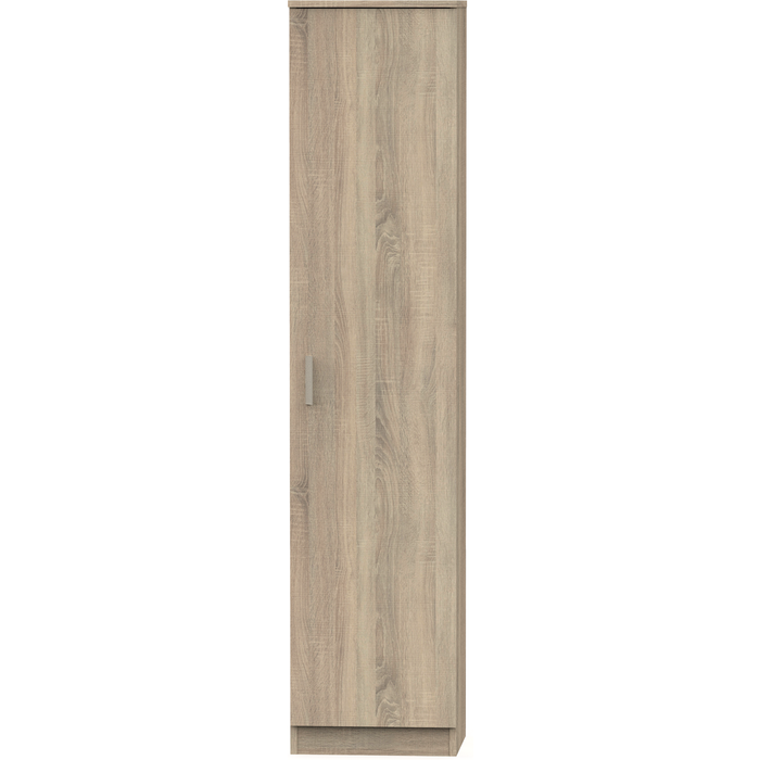 Armario basic multiusos 1 puerta 40x180x35cm color roble