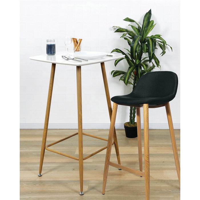 Mesa alta de cocina bar de 60x120 cm y 20 mm de espesor